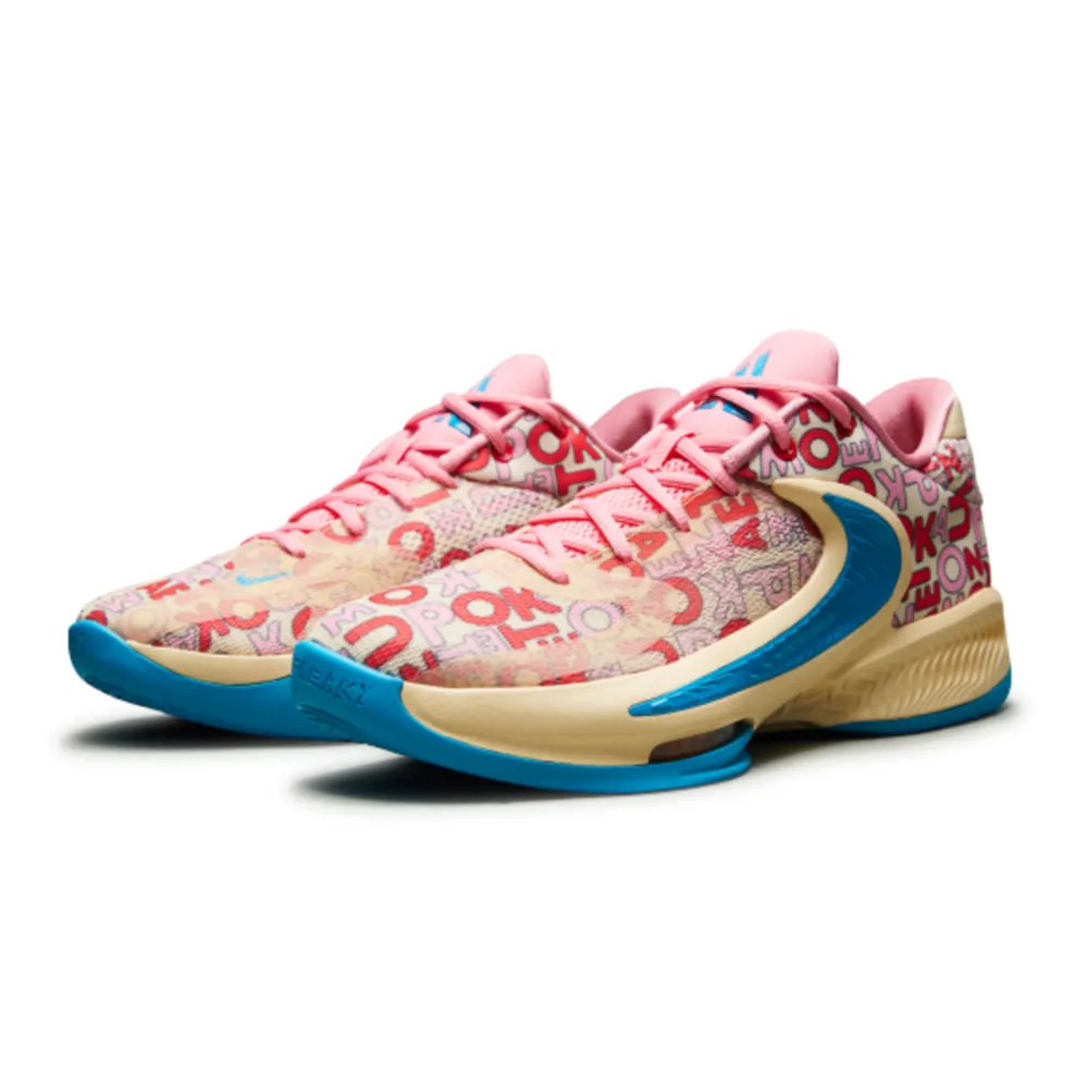Nike Freak 4 GS 大童鞋 女鞋 白綠色 字母哥 籃球鞋 DQ0553-100 歷史價格詳細信息