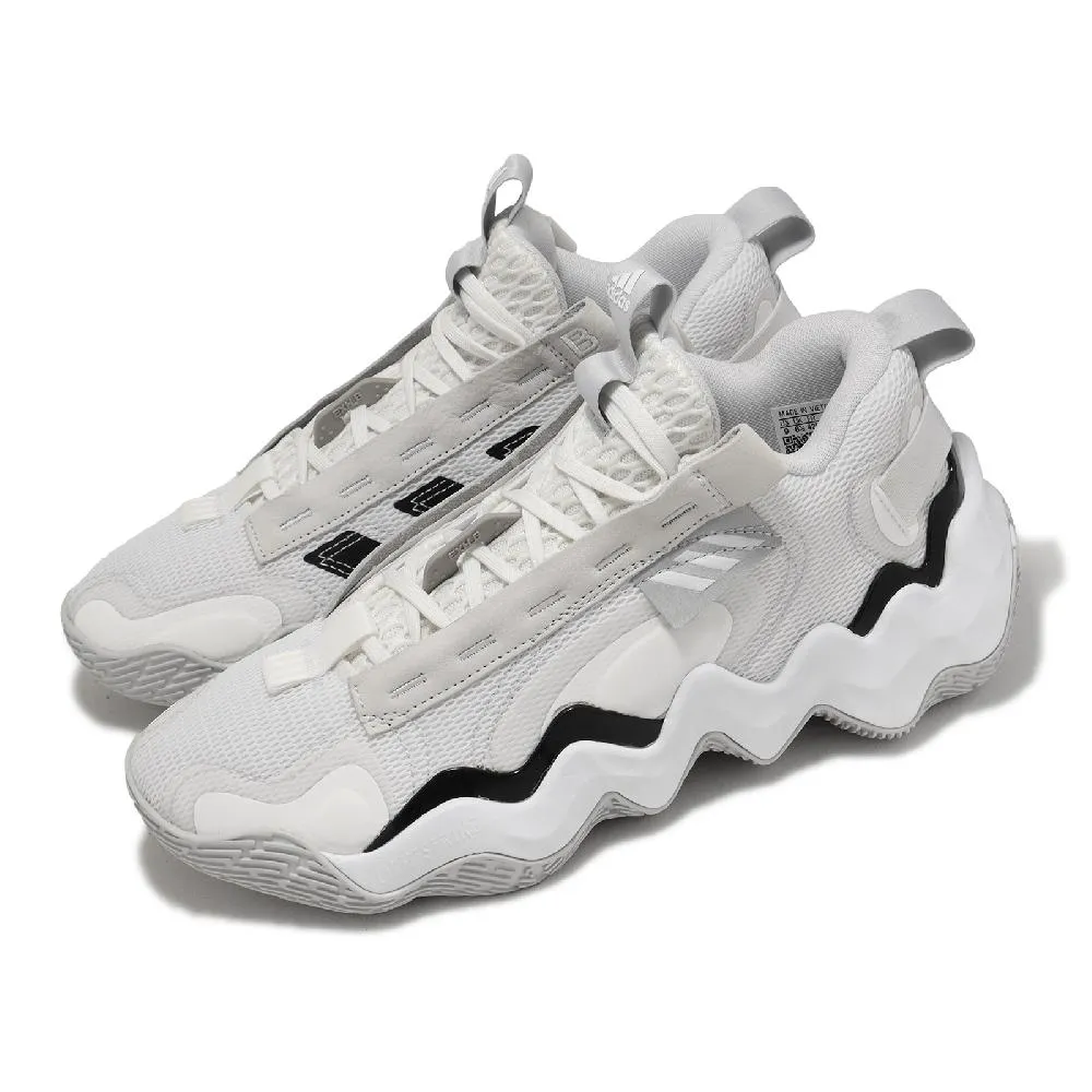 adidas 愛迪達 籃球鞋 Exhibit B 男鞋 灰 白 緩震 波浪底 復古 運動鞋 環保材質 GZ2383 歷史價格詳細信息