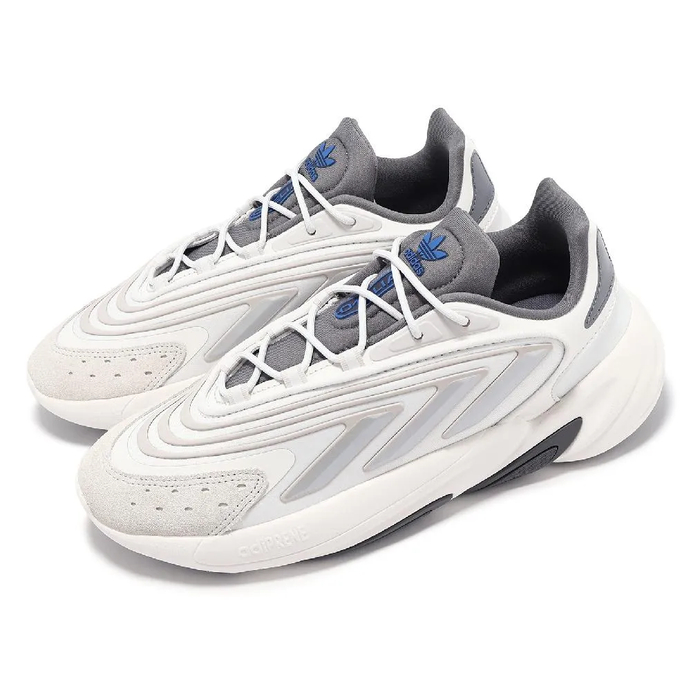 adidas 愛迪達 休閒鞋 Ozelia 男鞋 灰 黑 反光 三葉草 麂皮 磨砂革 拼接 H04253 歷史價格詳細信息