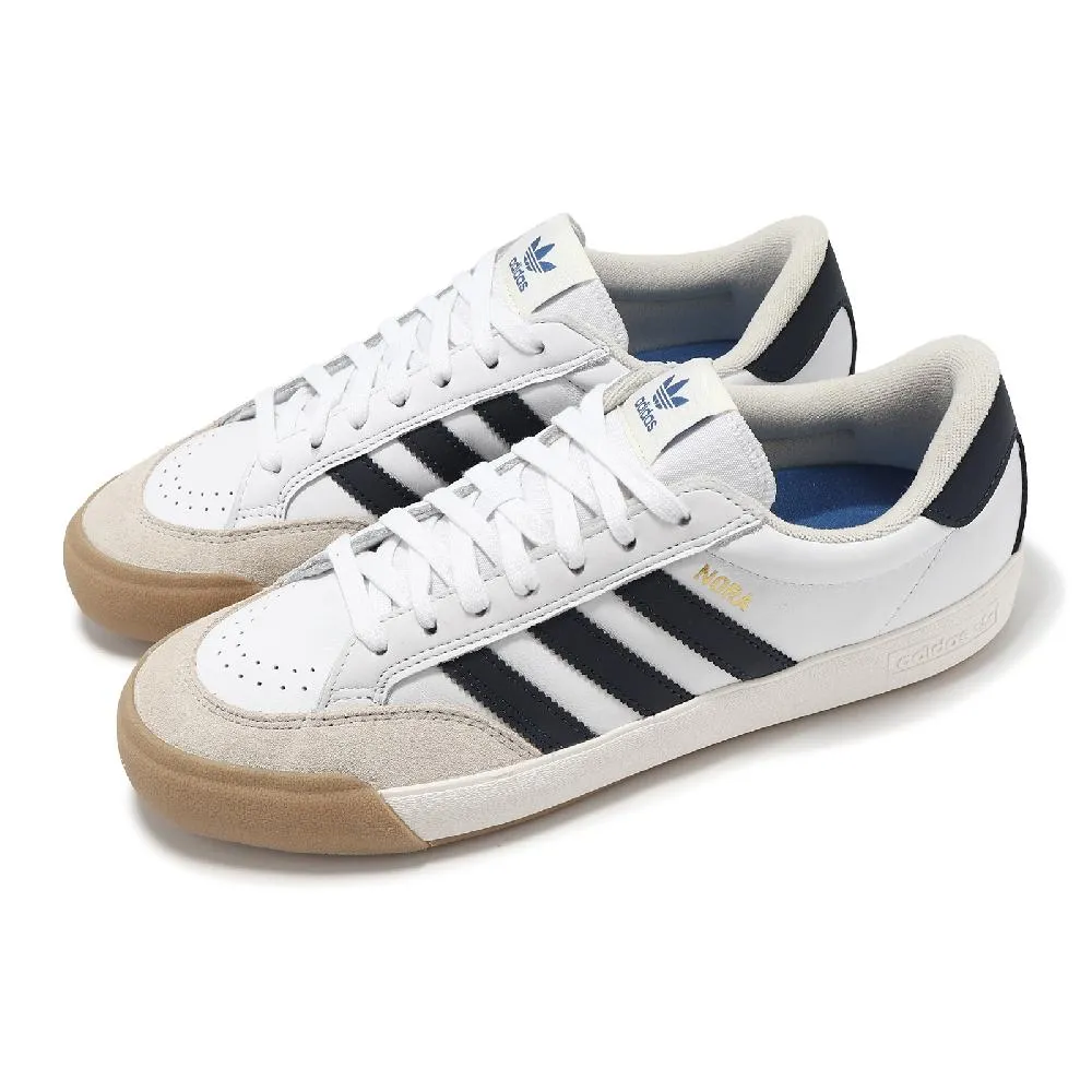 Adidas Nora IF2067 男 休閒鞋 滑板鞋 運動 復古 三葉草 舒適 白 黑 歷史價格詳細信息