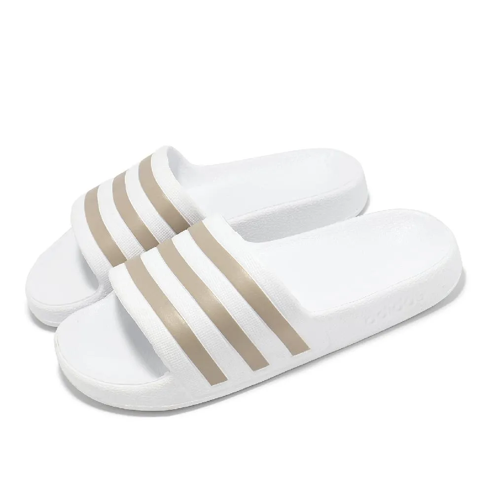 adidas 愛迪達 拖鞋 Adilette Aqua 男女鞋 黑 白 防水 基本款 海邊 情侶拖鞋  F35543 歷史價格詳細信息