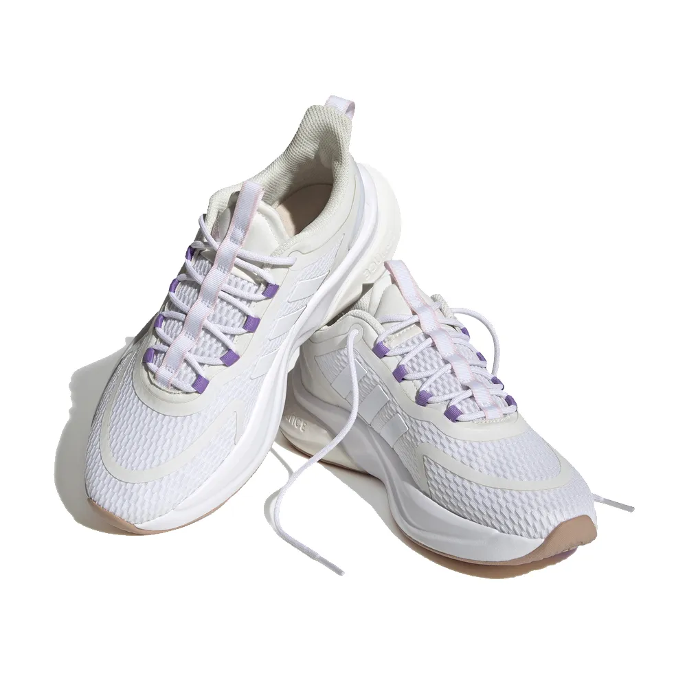 adidas 慢跑鞋 AlphaBounce+ 女鞋 白 粉橘 多功能 緩震 訓練 運動鞋 愛迪達 HP6147 歷史價格詳細信息