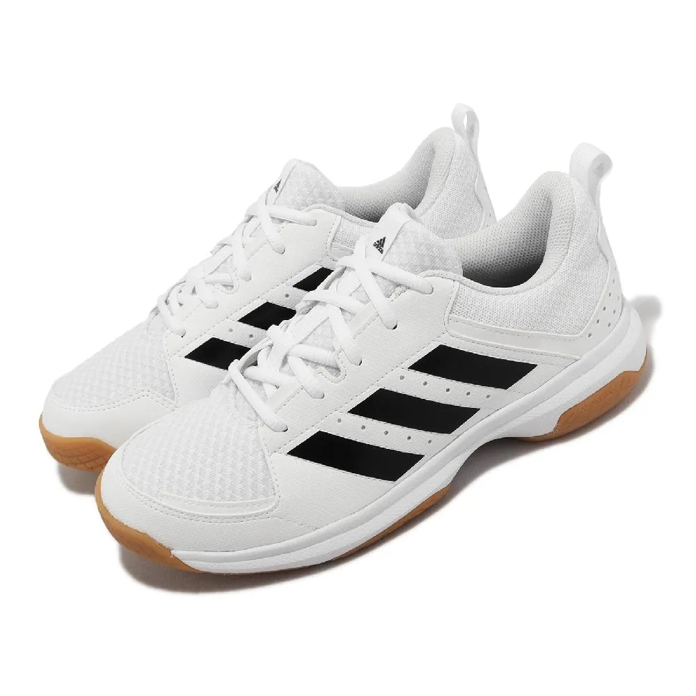 adidas 排羽球鞋 Ligra 7 M 男鞋 女鞋 黑 膠底 支撐 皮革 訓練 運動鞋  FZ4658 歷史價格詳細信息