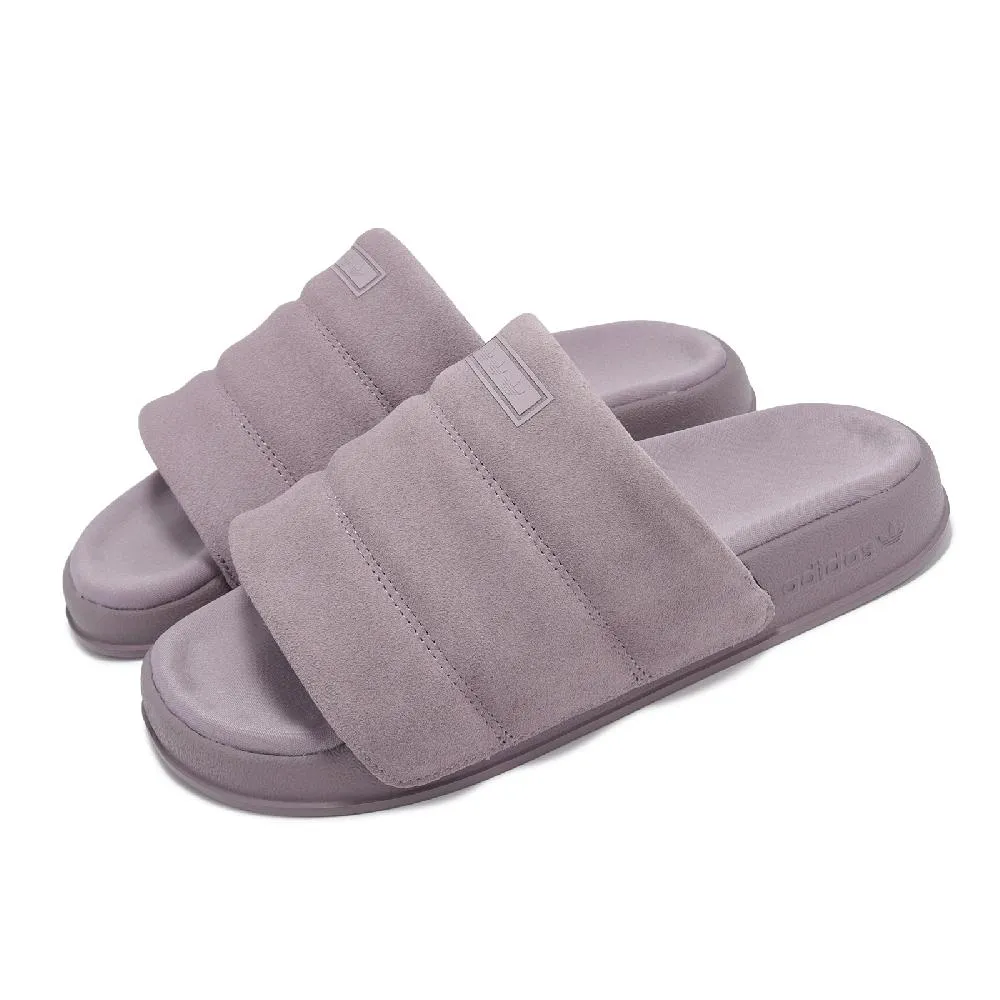 adidas 愛迪達 拖鞋 Adilette Essential W 女鞋 黑 絨面 柔軟 休閒 愛迪達 IF3576 歷史價格詳細信息