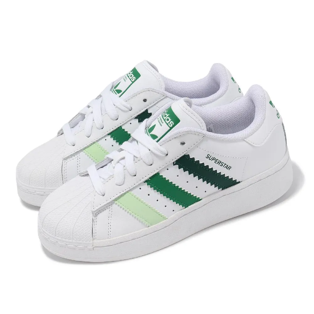 adidas 休閒鞋 Superstar XLG W 白 藍 三葉草 厚底增高 女鞋 愛迪達 ACS IF3003 歷史價格詳細信息