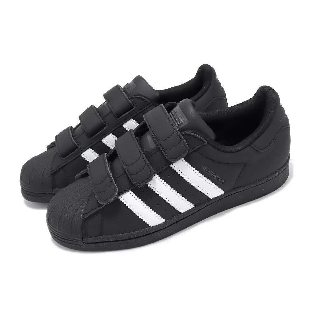 Adidas Superstar CF W IE2967 女 休閒鞋 運動 復古 三葉草 貝殼頭 魔鬼氈 皮革 黑白 歷史價格詳細信息