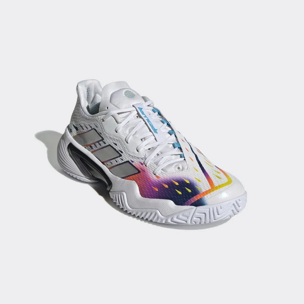 adidas 網球鞋 Barricade W 女鞋 白 彩色 緩震 抗扭 運動鞋 愛迪達 GW3817 歷史價格詳細信息