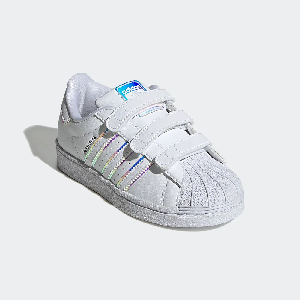【ADIDAS】SUPERSTAR CF C 休閒鞋 童鞋 中童鞋 大童鞋 白藍-IF3577 歷史價格詳細信息