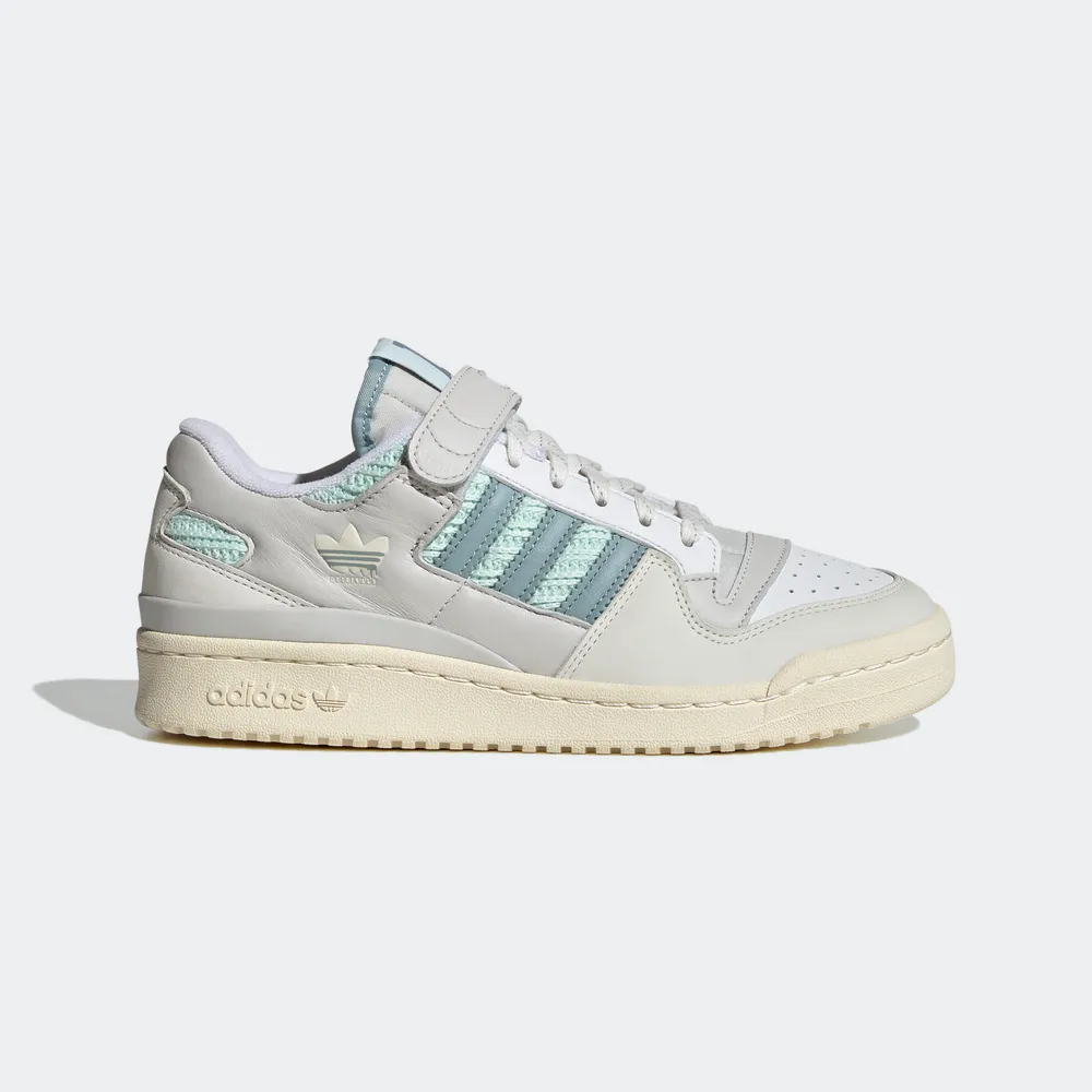 adidas 休閒鞋 Forum Low W 灰 米白 魔鬼氈 復古 三葉草 女鞋 【ACS】 GY0020 歷史價格詳細信息