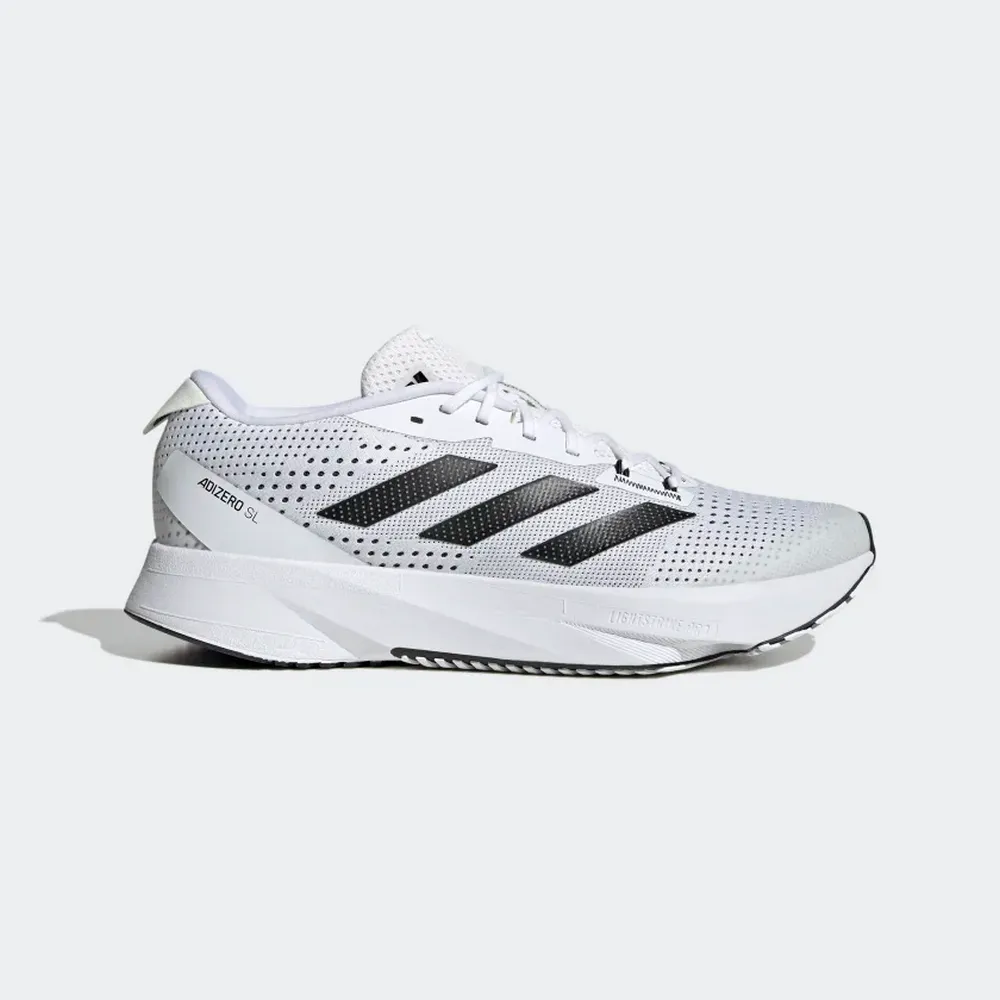 Adidas Adizero SL J [IF5542] 大童 慢跑鞋 運動鞋 支撐 彈力 緩震 粉筆白 藍 歷史價格詳細信息