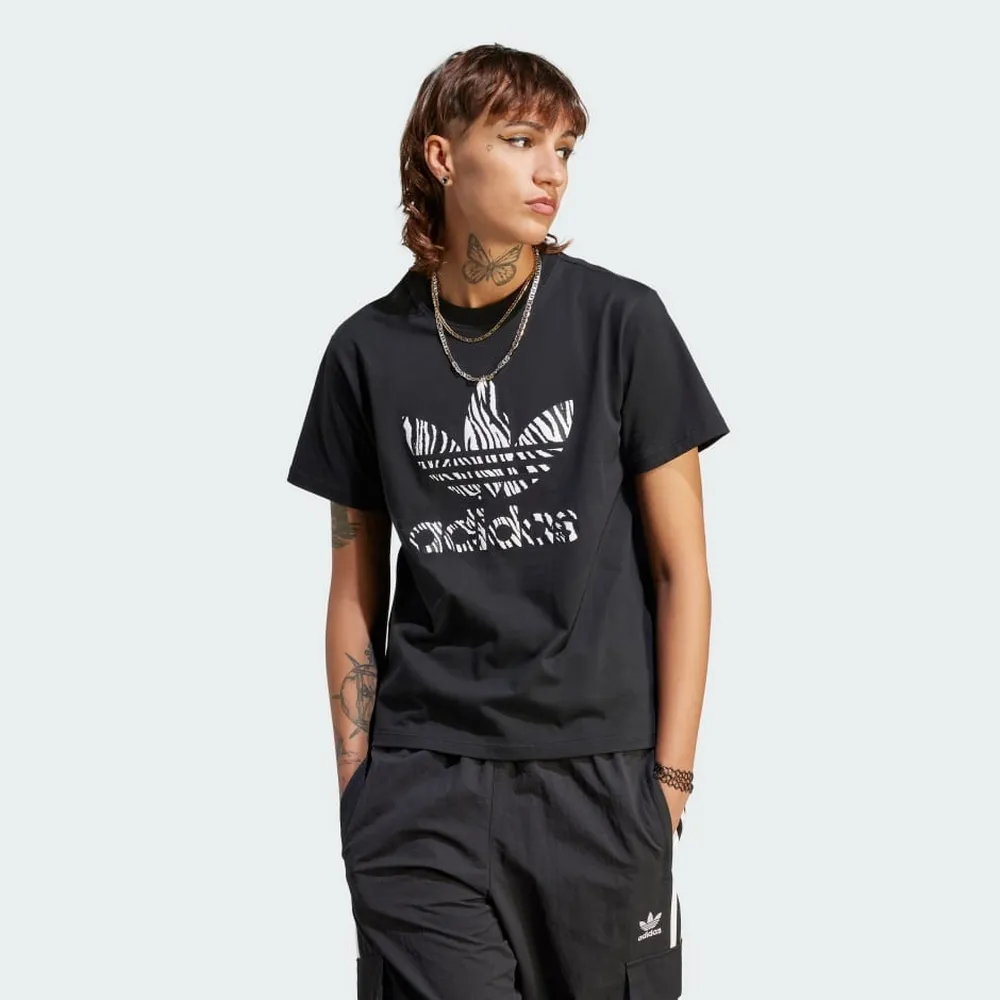 【ADIDAS】ANIMAL TEE A 短袖上衣 女 白色-IJ7781 歷史價格詳細信息