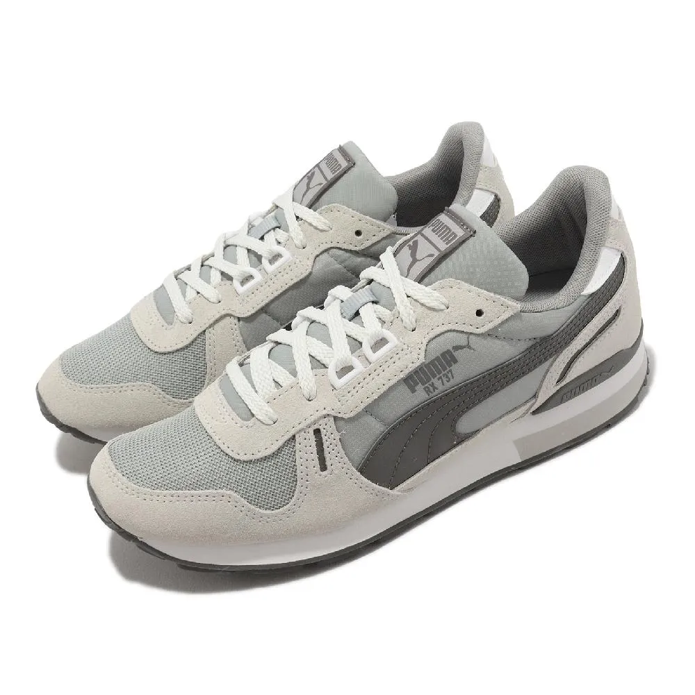 Puma 休閒鞋 RX 737 Vintage 米白 黑 網布 麂皮 復古 男鞋 女鞋 【ACS】 38725802 歷史價格詳細信息