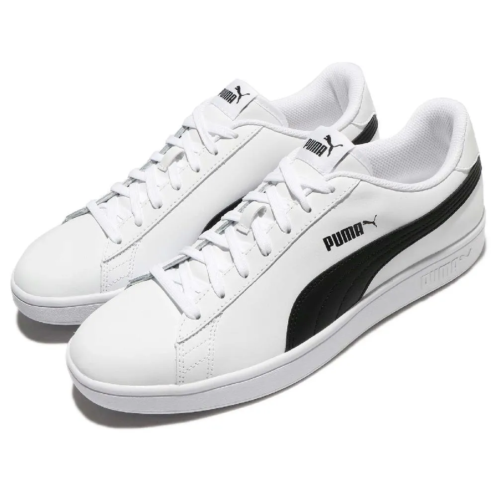 Puma 休閒鞋 Smash V2 L 白 黑 男鞋 女鞋 基本款 皮革 運動鞋 365215-01【ACS】 歷史價格詳細信息
