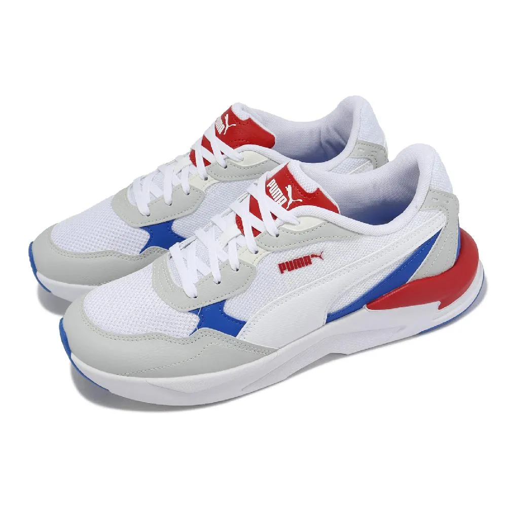 Puma X-Ray Lite 白色 彩紅 網布 休閒運動鞋 男女款 NO.B2123【新竹皇家 36886302】 歷史價格詳細信息