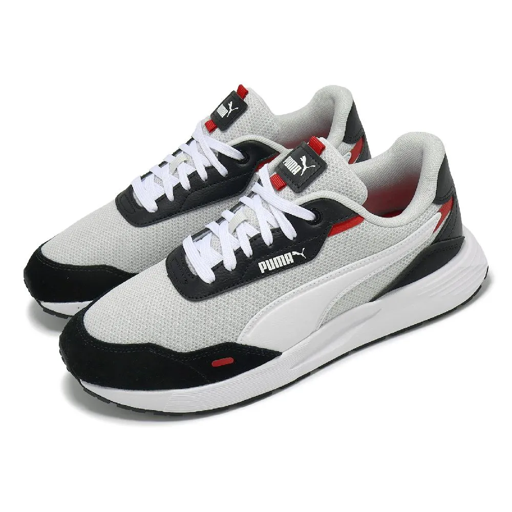 Puma 彪馬 休閒鞋 Runtamed Platform 女鞋 灰 粉紅 麂皮 皮革 復古 微厚底 波浪型大底 39232404 歷史價格詳細信息