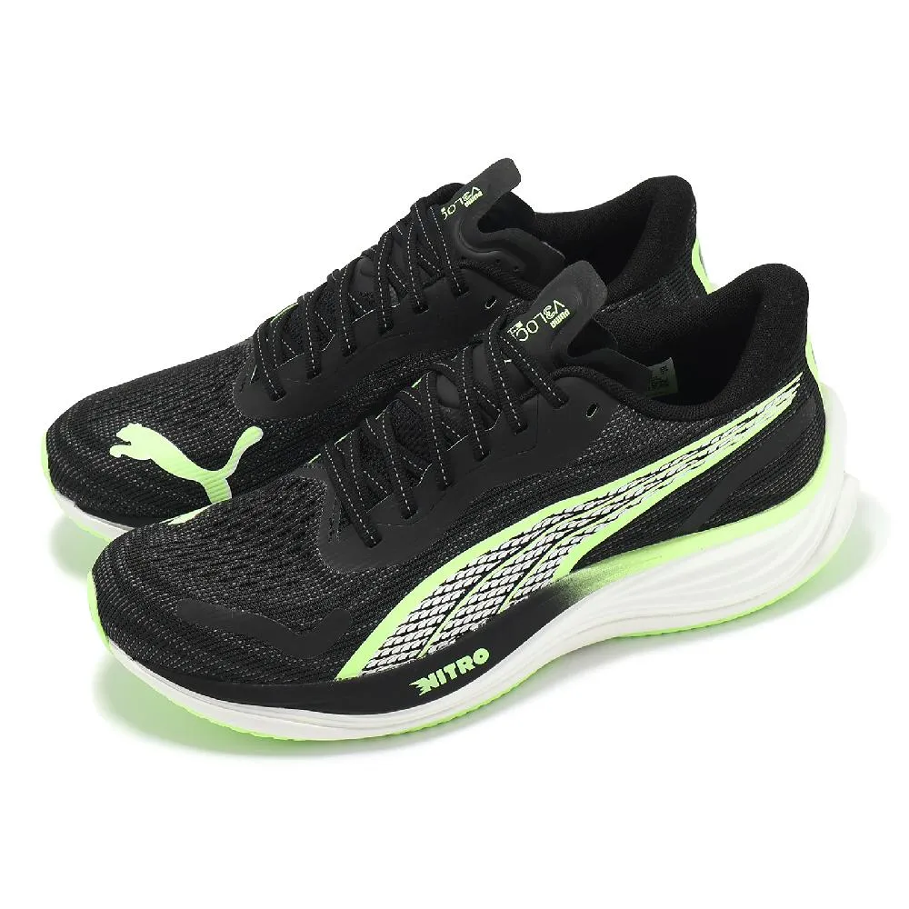 PUMA 慢跑鞋 運動鞋 Velocity Nitro WTR 男 19529301 黑色 歷史價格詳細信息