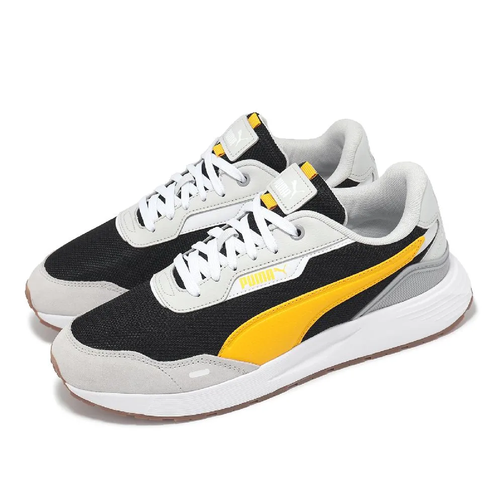 Puma Runtamed  Plus 黑綠 網布 麂皮 運動 休閒鞋 男款 B4665【新竹皇家39125012】 歷史價格詳細信息