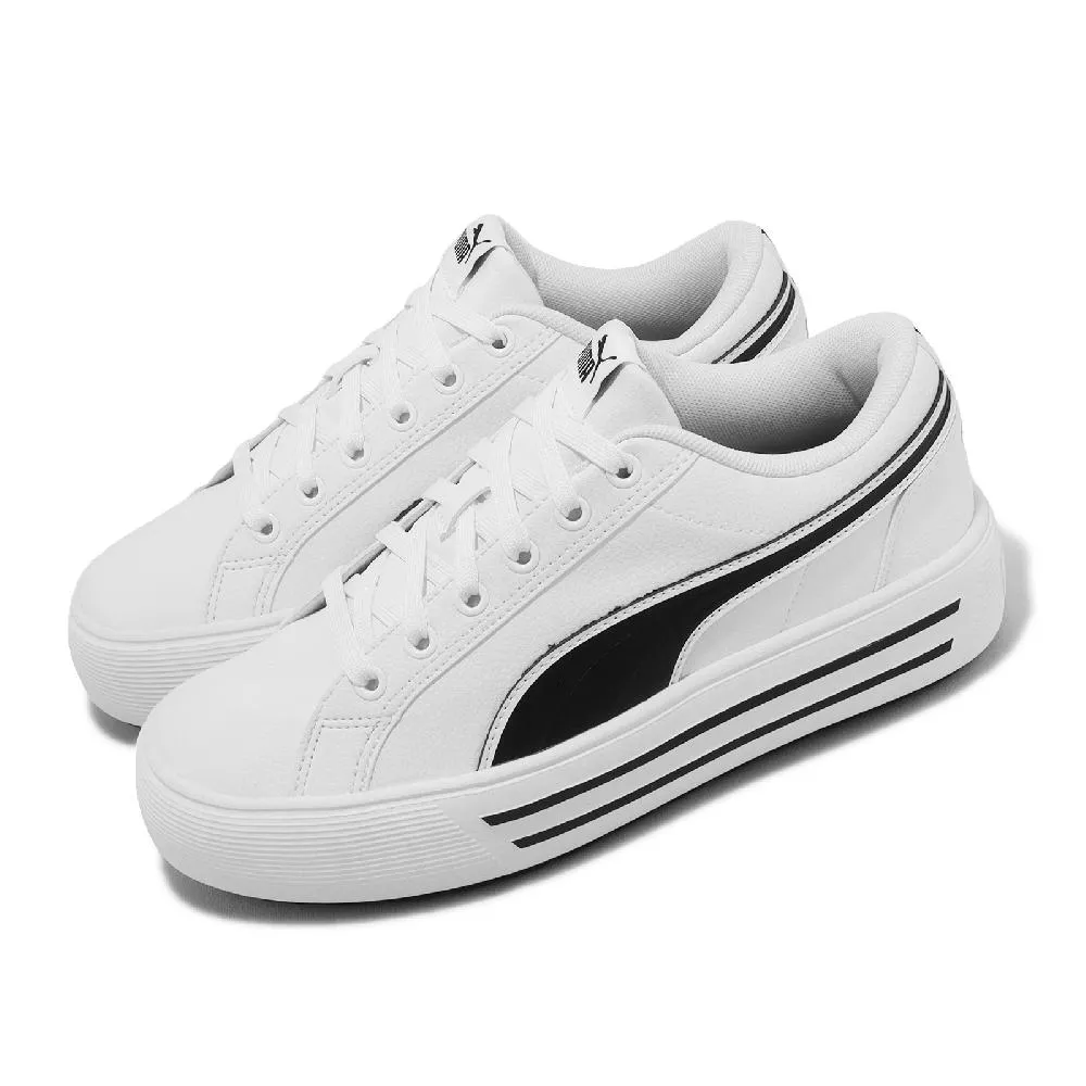 Puma 休閒鞋 Kaia Platform 白 小白鞋 厚底增高 鋸齒鞋 女鞋 膠底 【ACS】 38380403US 歷史價格詳細信息