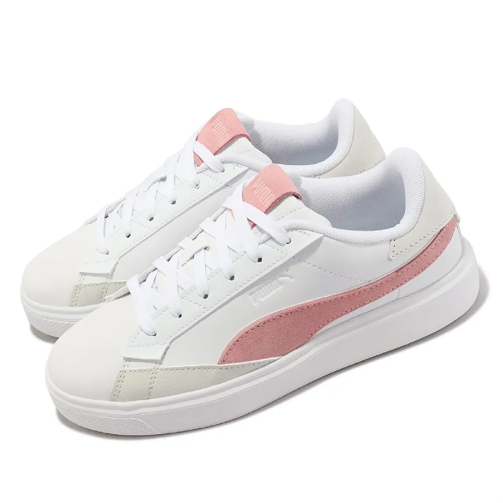 Puma Lajla Wns 白黑灰 皮革 麂皮 復古 休閒 小白鞋 女款 J2157【新竹皇家38895103】 歷史價格詳細信息