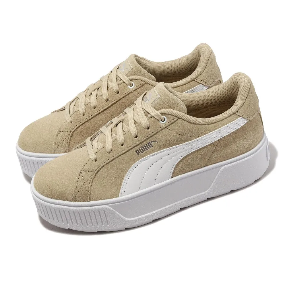 Puma 休閒鞋 Karmen 燕麥色 米白 厚底增高 復古 女鞋 百搭款【ACS】 38461411 歷史價格詳細信息