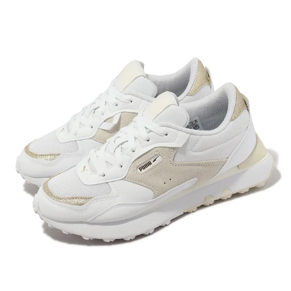 Puma 休閒鞋 Rider FVW Clean Wns 米白 奶油 吳卓源 Julia 女鞋 ACS 39064603 歷史價格詳細信息