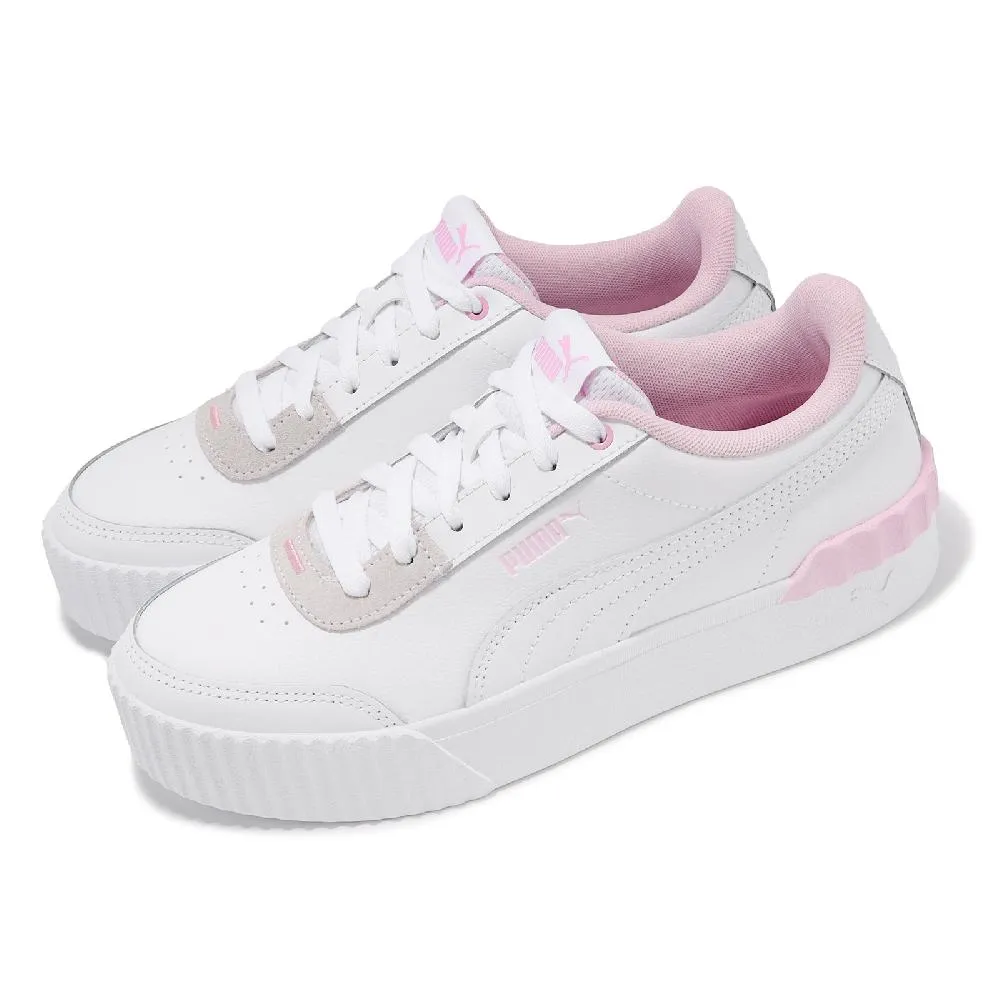 Puma 休閒鞋 Carina Raw Metallics 白 黑銀 小白鞋 運動鞋 女鞋 【ACS】 38390501 歷史價格詳細信息