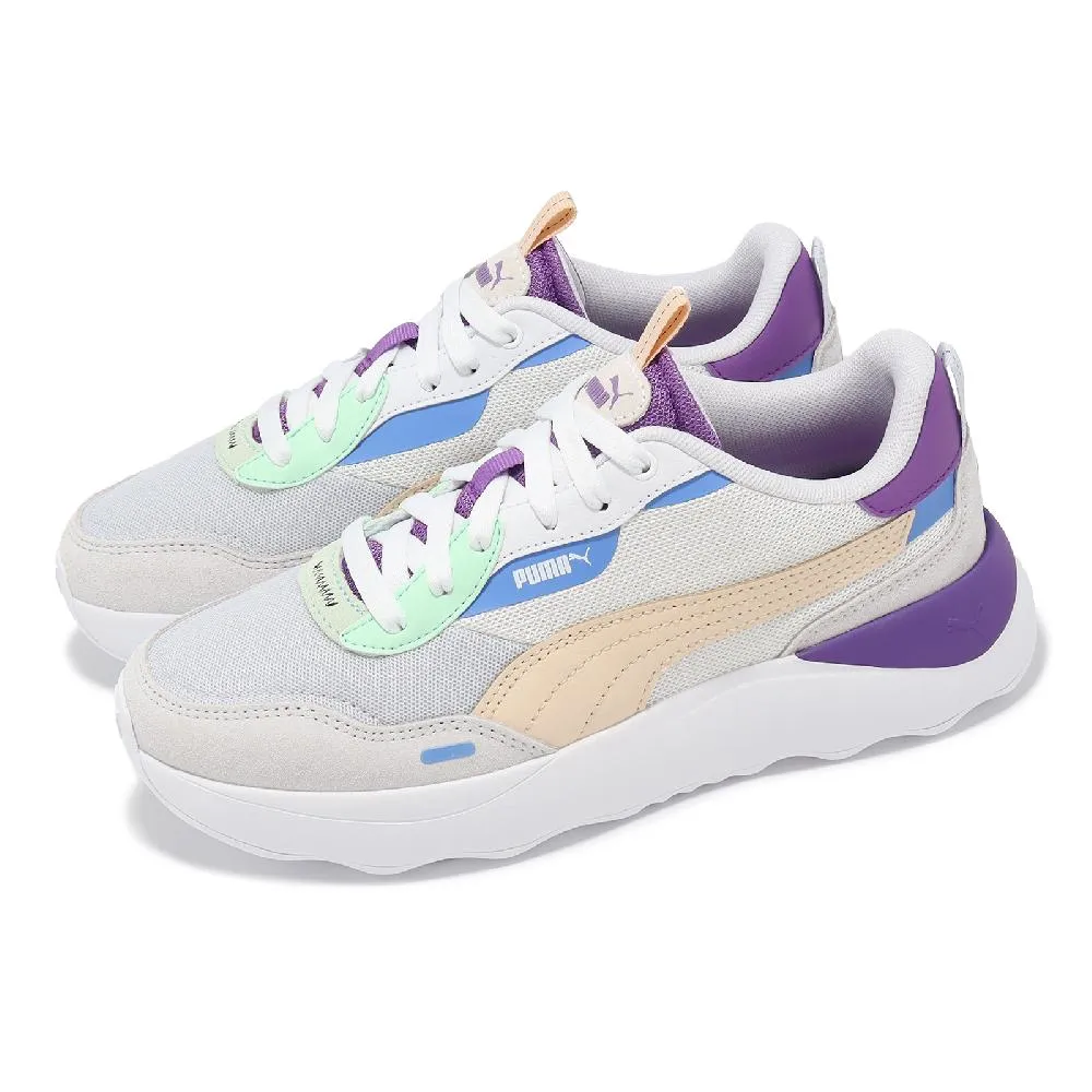 PUMA 休閒鞋 Runtamed Platform 女 黑白紫 39232403 現貨 歷史價格詳細信息