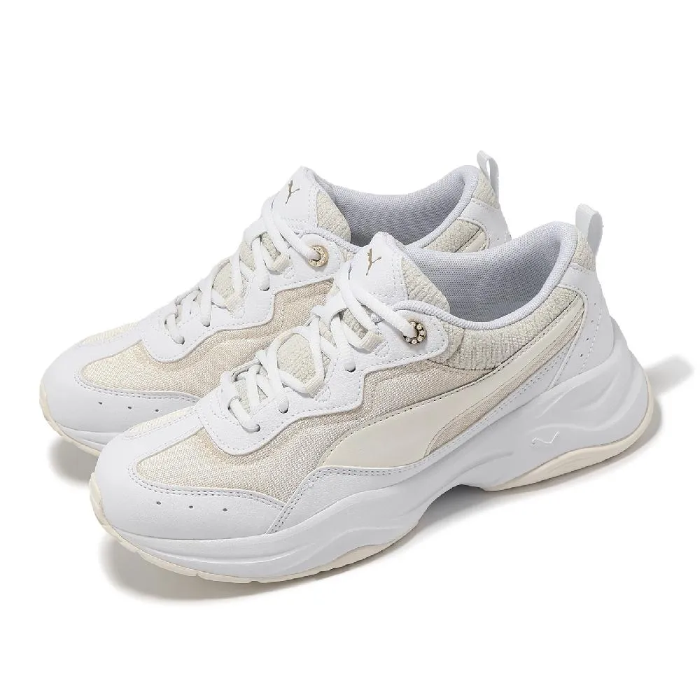 Puma 彪馬 休閒鞋 Cilia Wedge 女鞋 黑 全黑 厚底 增高 皮革 老爹鞋 39391503 歷史價格詳細信息