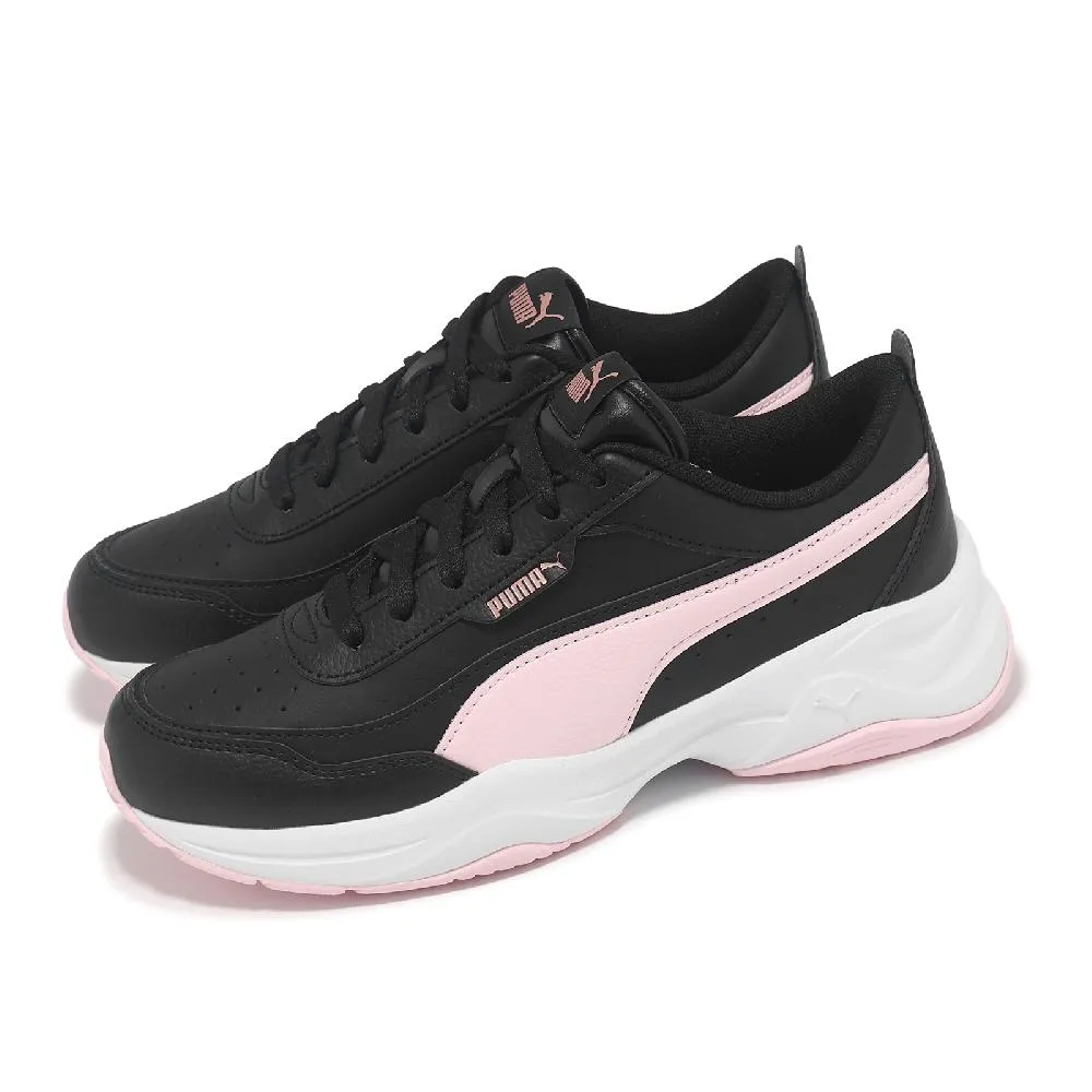 Puma 彪馬 休閒鞋 Cilia Wedge 女鞋 黑 全黑 厚底 增高 皮革 老爹鞋 39391503 歷史價格詳細信息