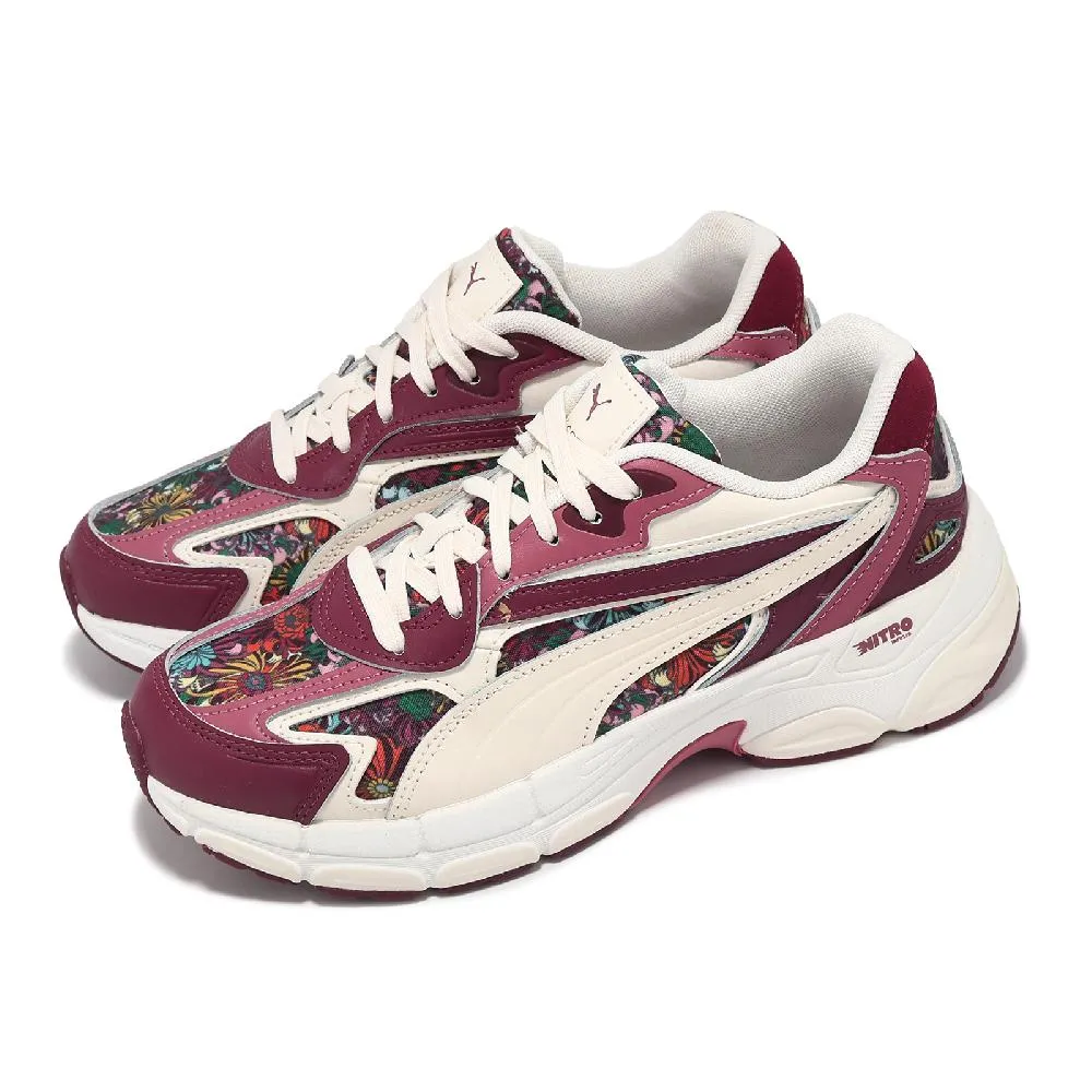 PUMA 休閒鞋 運動鞋 Teveris Nitro LIBERTY 女 39156801 紅色 花卉 歷史價格詳細信息