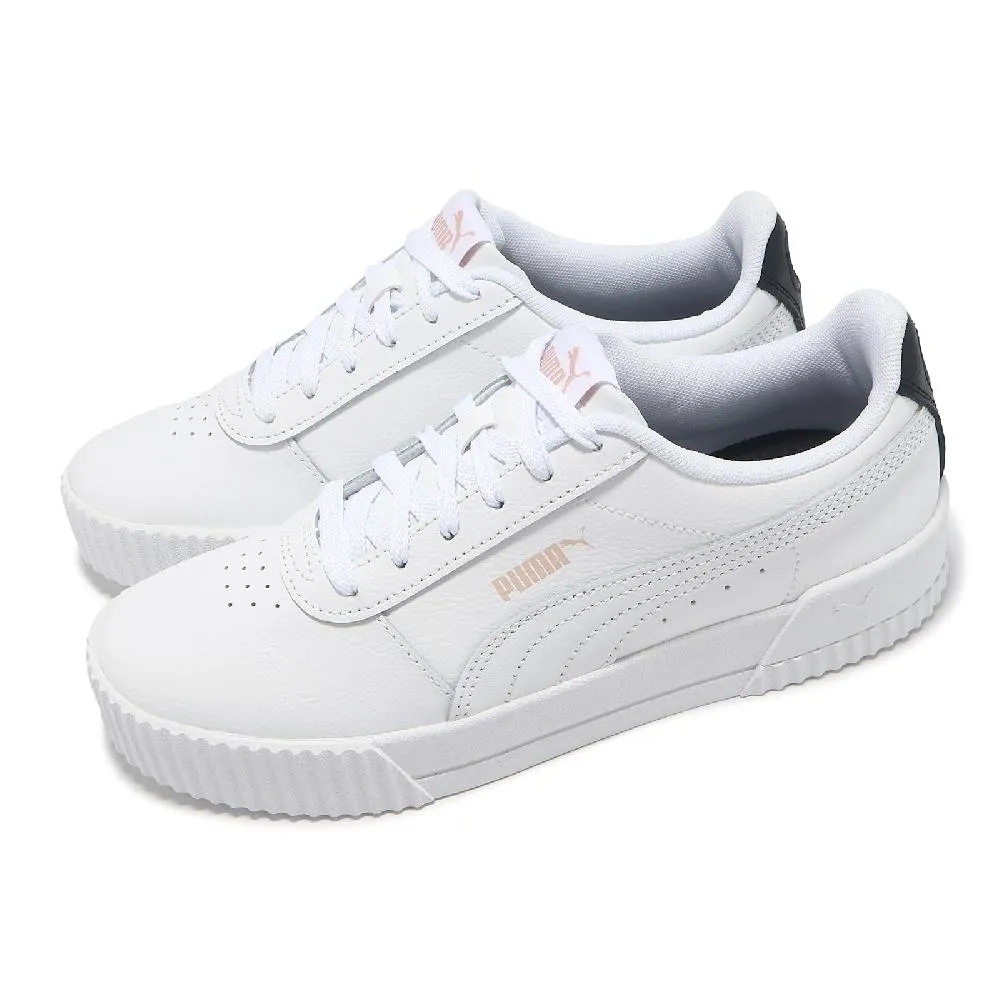 Puma 休閒鞋 Carina Raw Metallics 白 黑銀 小白鞋 運動鞋 女鞋 【ACS】 38390501 歷史價格詳細信息