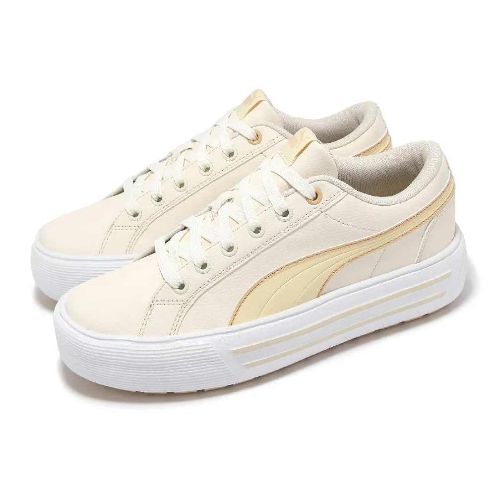 Puma 休閒鞋 Kaia Platform 白 小白鞋 厚底增高 鋸齒鞋 女鞋 膠底 【ACS】 38380403US 歷史價格詳細信息