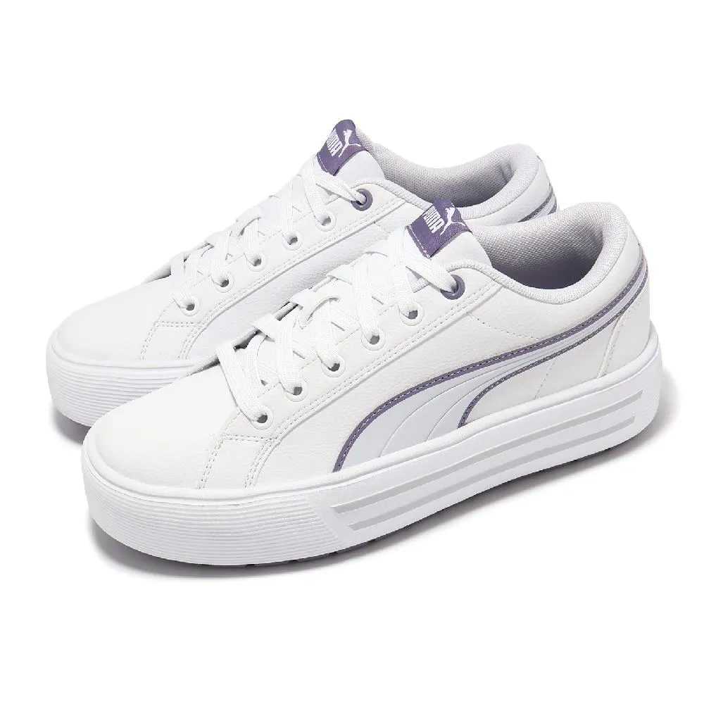 Puma 休閒鞋 Kaia Platform 白 小白鞋 厚底增高 鋸齒鞋 女鞋 膠底 【ACS】 38380403US 歷史價格詳細信息