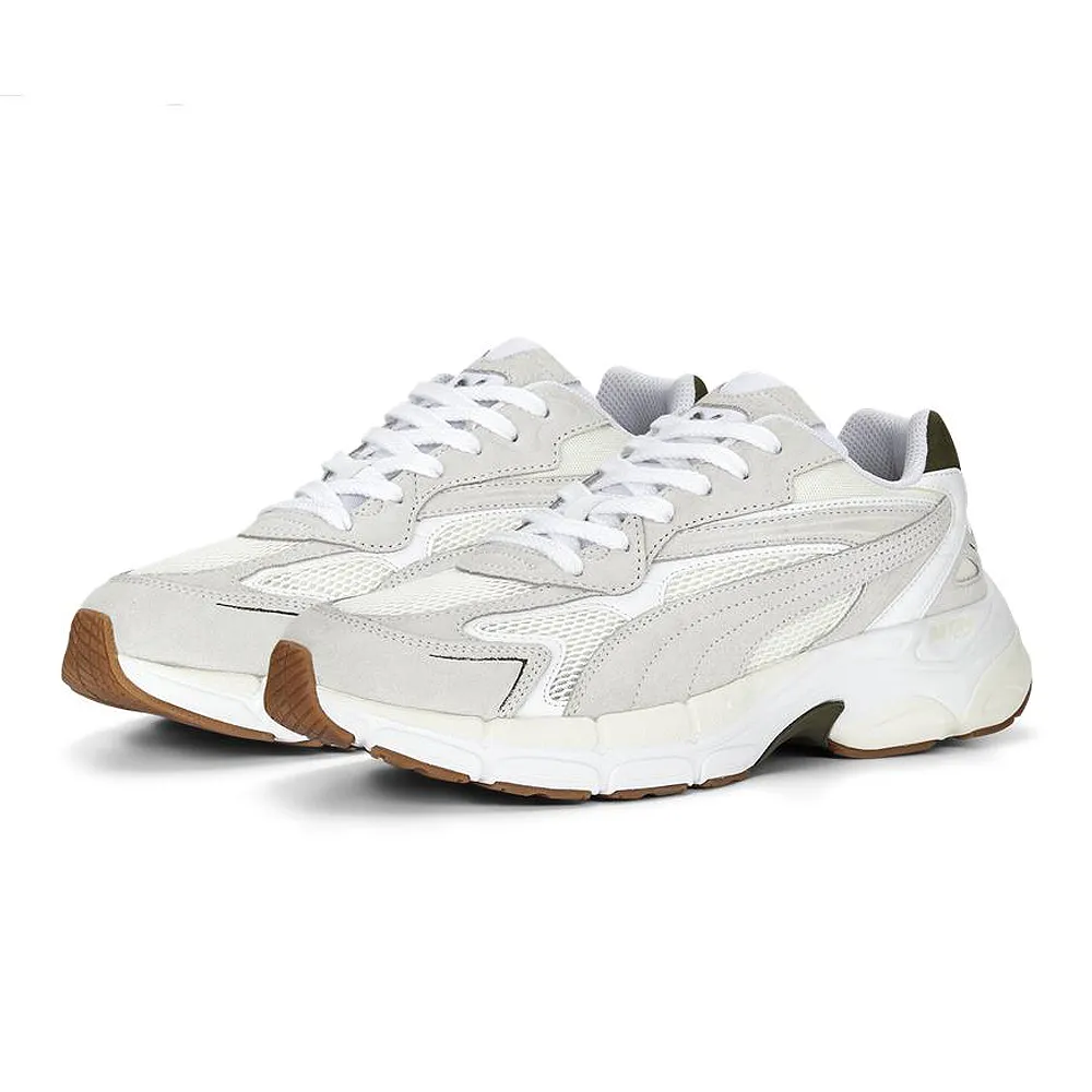Puma Teveris Nitro 灰白 厚底  麂皮 運動 休閒鞋 男女款 B3426【新竹皇家38877401】 歷史價格詳細信息