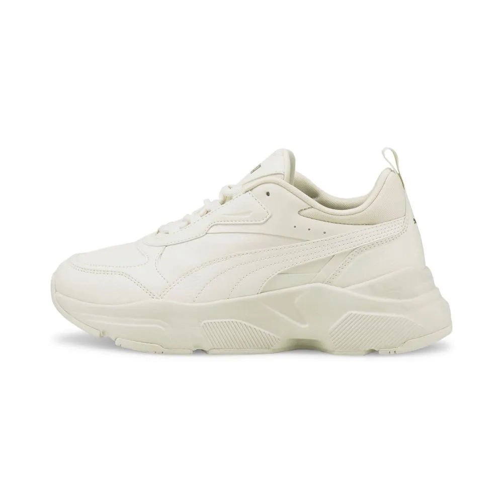 Puma Cassia 白色 網布 皮革 經典 百搭 老爹鞋 女款 NO.J1228【新竹皇家38464703】 歷史價格詳細信息