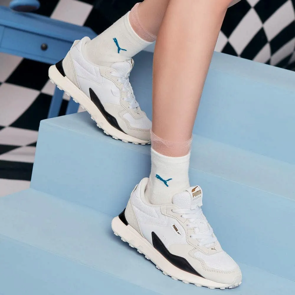 Puma Rider FVW Clean Wns 女鞋 奶茶色 拼接 厚底 增高 運動 慢跑 休閒鞋 39064602 歷史價格詳細信息