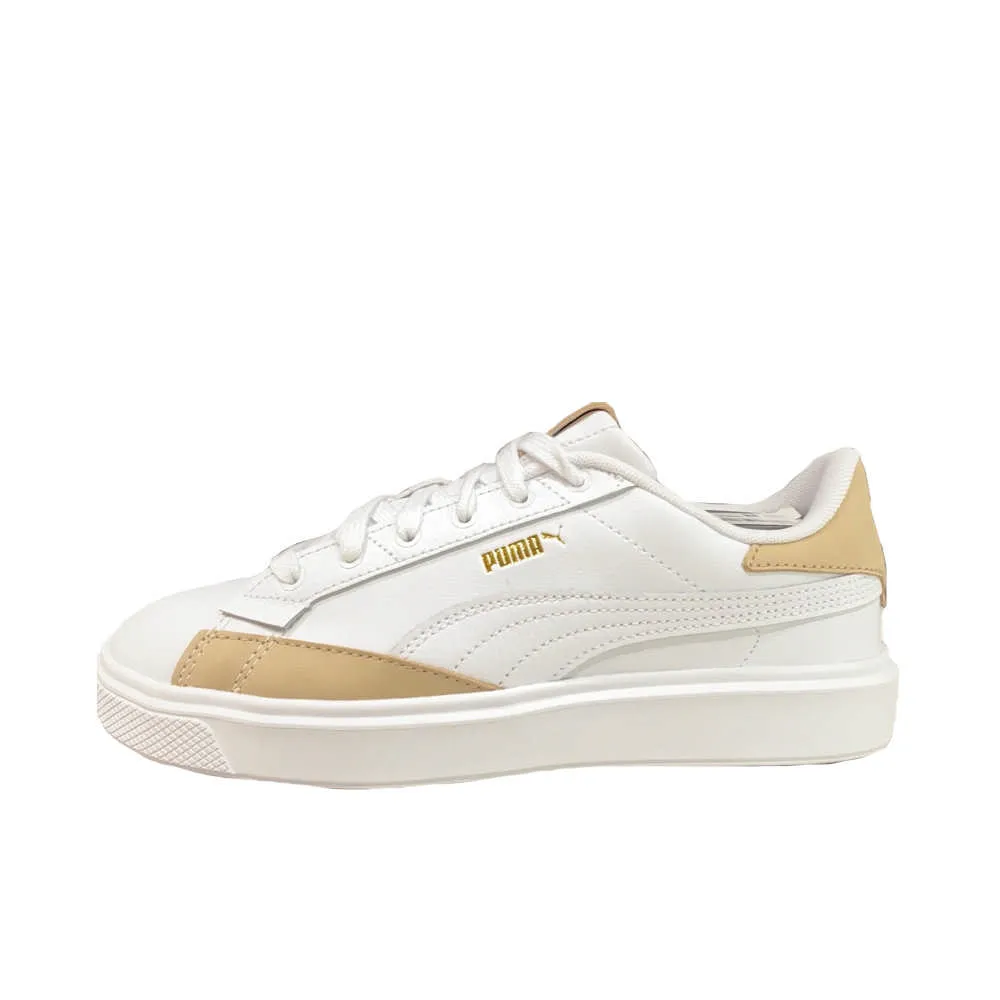 Puma Lajla Wns 白黑灰 皮革 麂皮 復古 休閒 小白鞋 女款 J2157【新竹皇家38895103】 歷史價格詳細信息