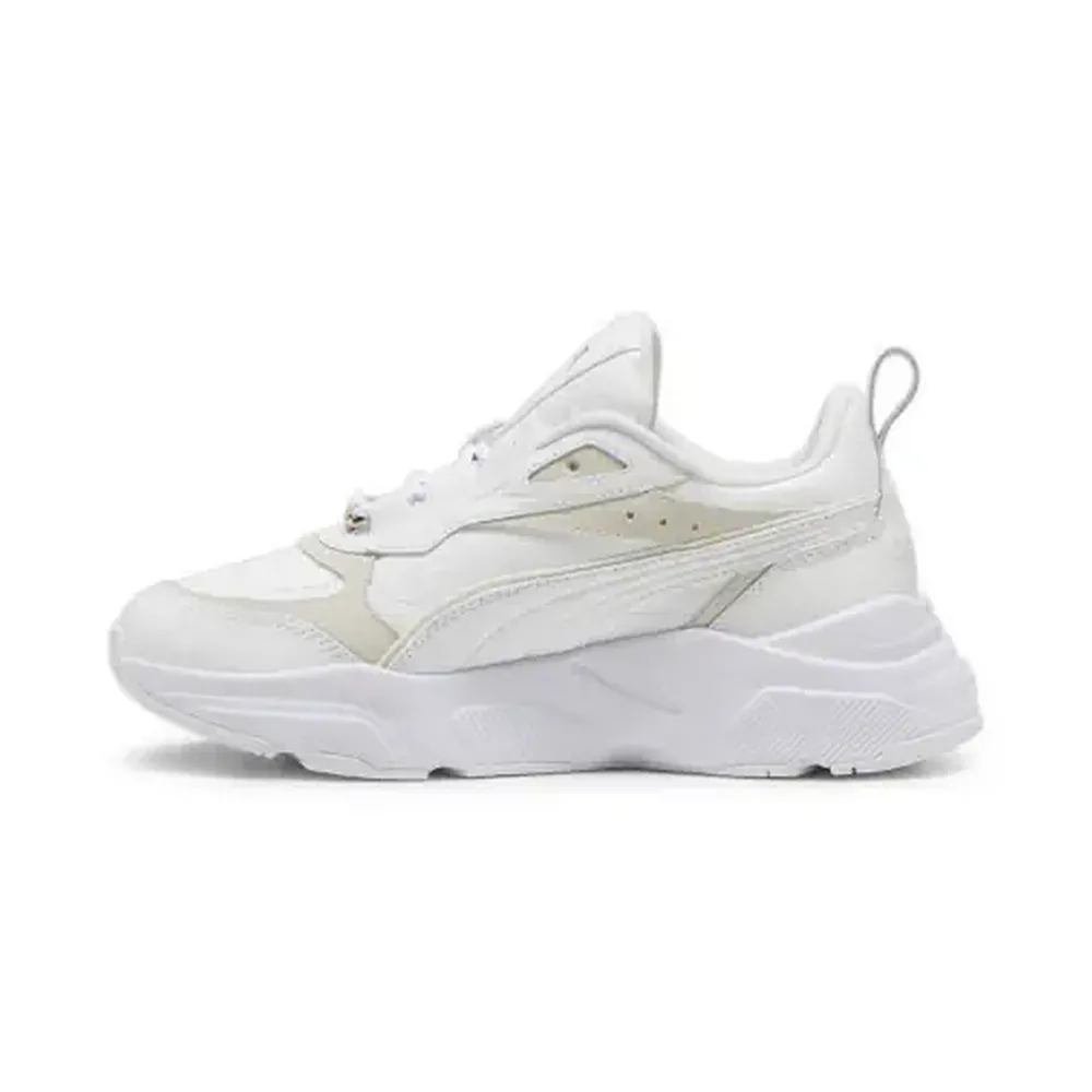 Puma Cassia 白色 網布 皮革 經典 百搭 老爹鞋 女款 NO.J1228【新竹皇家38464703】 歷史價格詳細信息
