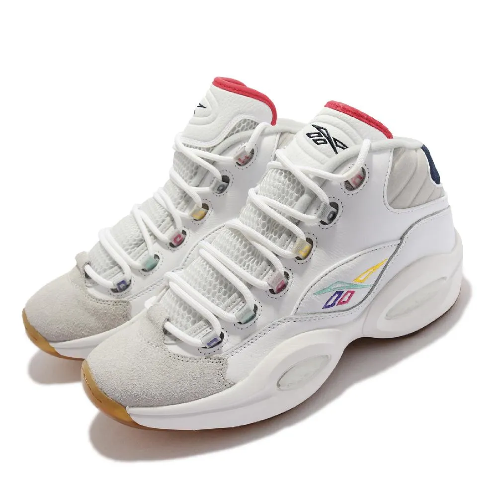 Reebok 籃球鞋 Question Mid 白 黑 Why Not Us 黑頭 男鞋 艾佛森【ACS】 GX5260 歷史價格詳細信息