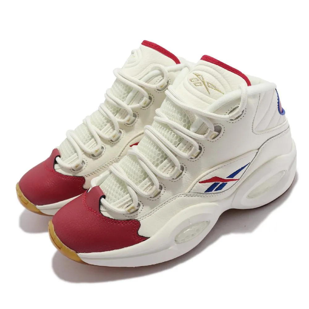 Reebok 籃球鞋 Question Mid 白 黑 Why Not Us 黑頭 男鞋 艾佛森【ACS】 GX5260 歷史價格詳細信息