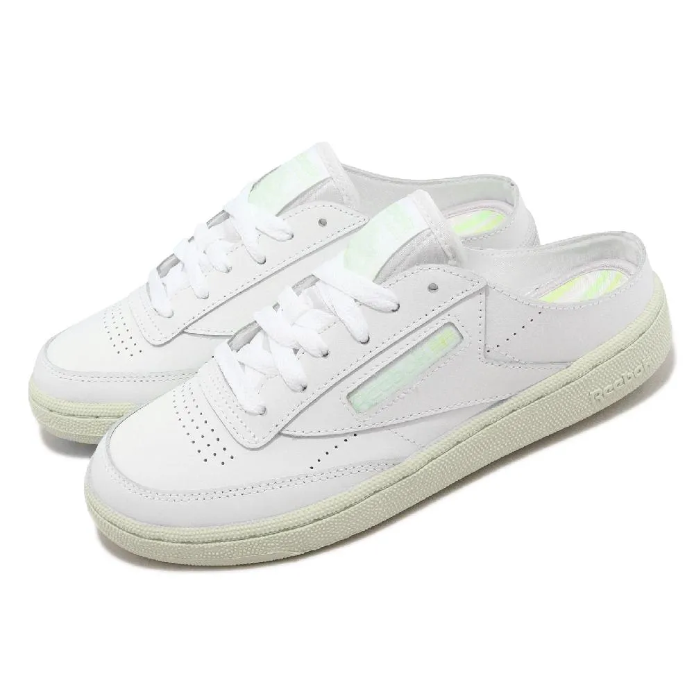Reebok 穆勒鞋 Club C 85 Mule 白 薄荷綠 懶人鞋 拖鞋 女鞋 小白鞋 【ACS】 GX2500 歷史價格詳細信息