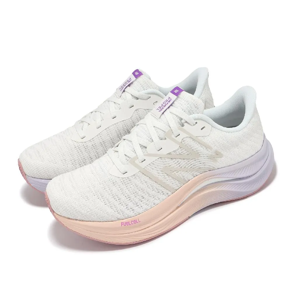 New Balance 慢跑鞋 Fuelcell Propel v4 D 寬楦 女鞋 白 銀 緩震 運動鞋 NB WFCPRLW4D 歷史價格詳細信息