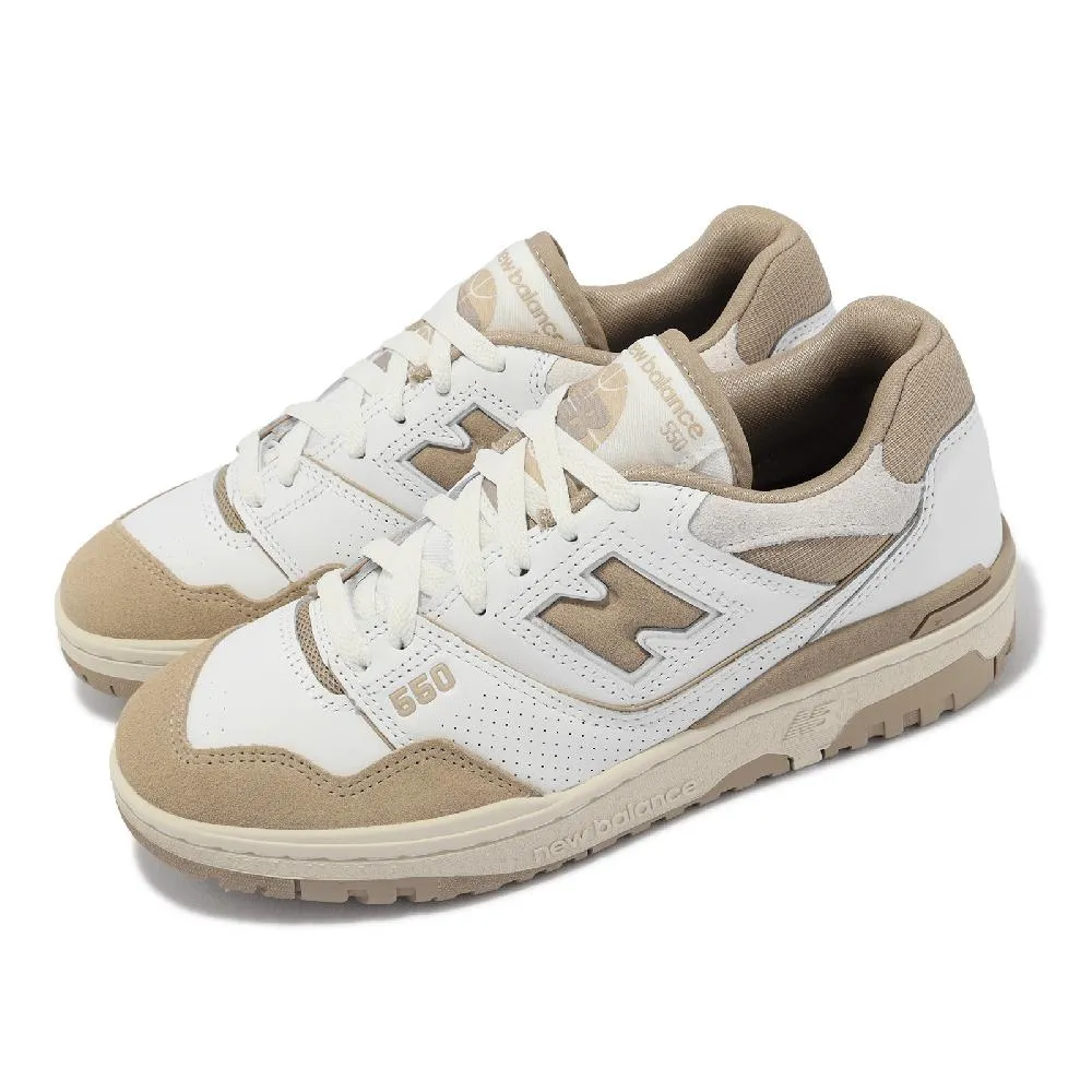 New Balance 紐巴倫 休閒鞋 550 白 奶茶 女鞋 麂皮 皮革 復古 低筒 NB BBW550BTB 歷史價格詳細信息