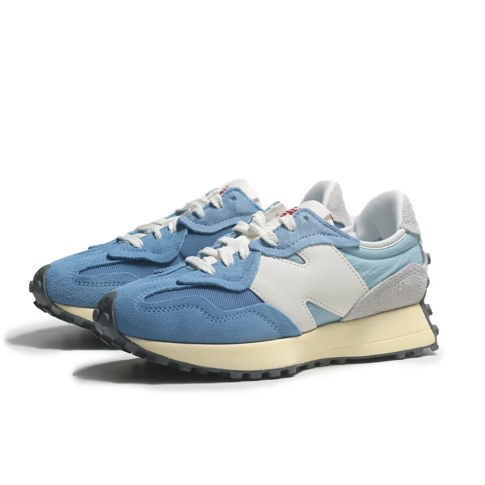NEW BALANCE 休閒鞋 NB 327 寶藍色 麂皮 復古鞋 女 U327WRA 歷史價格詳細信息