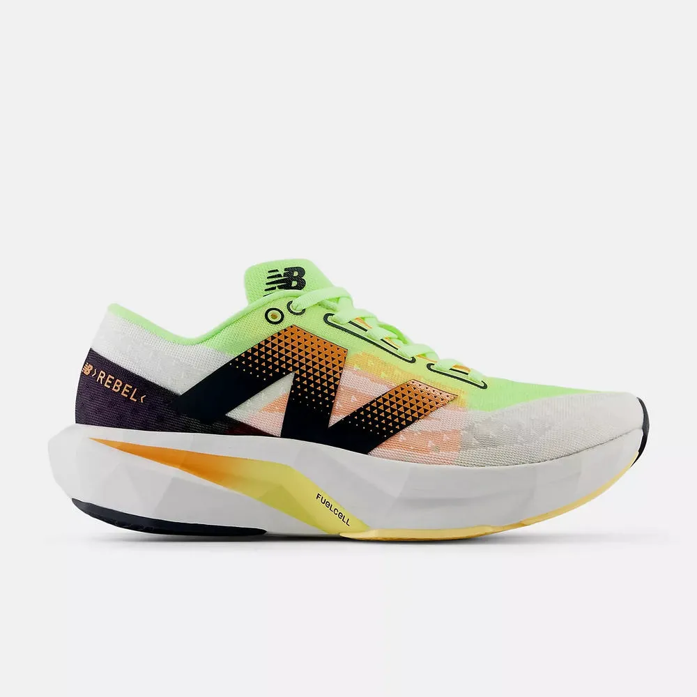 New Balance Fuelcell Rebel V4 MFCXLL4 男 競速跑鞋 路跑 2E寬楦 厚底 螢綠 歷史價格詳細信息