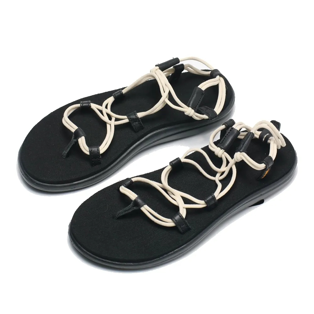 TEVA 涼鞋 VOYA ZILLESA 黑 米白 交叉 織帶 夾腳 拖鞋 女 TV1117032MWSW 歷史價格詳細信息