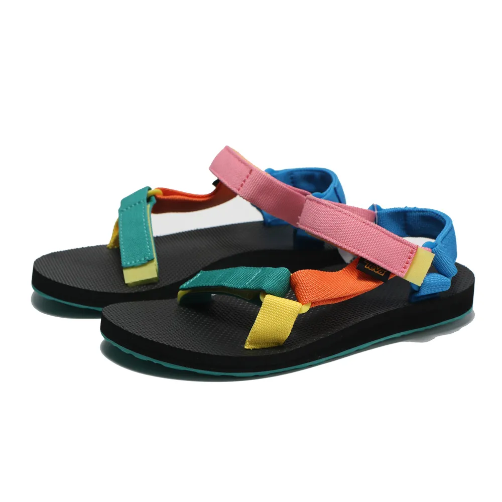 Teva 彩色 經典 可下水 快乾 織帶 涼鞋 女款 NO.J0925【新竹皇家 TV1003987SMU 】 歷史價格詳細信息