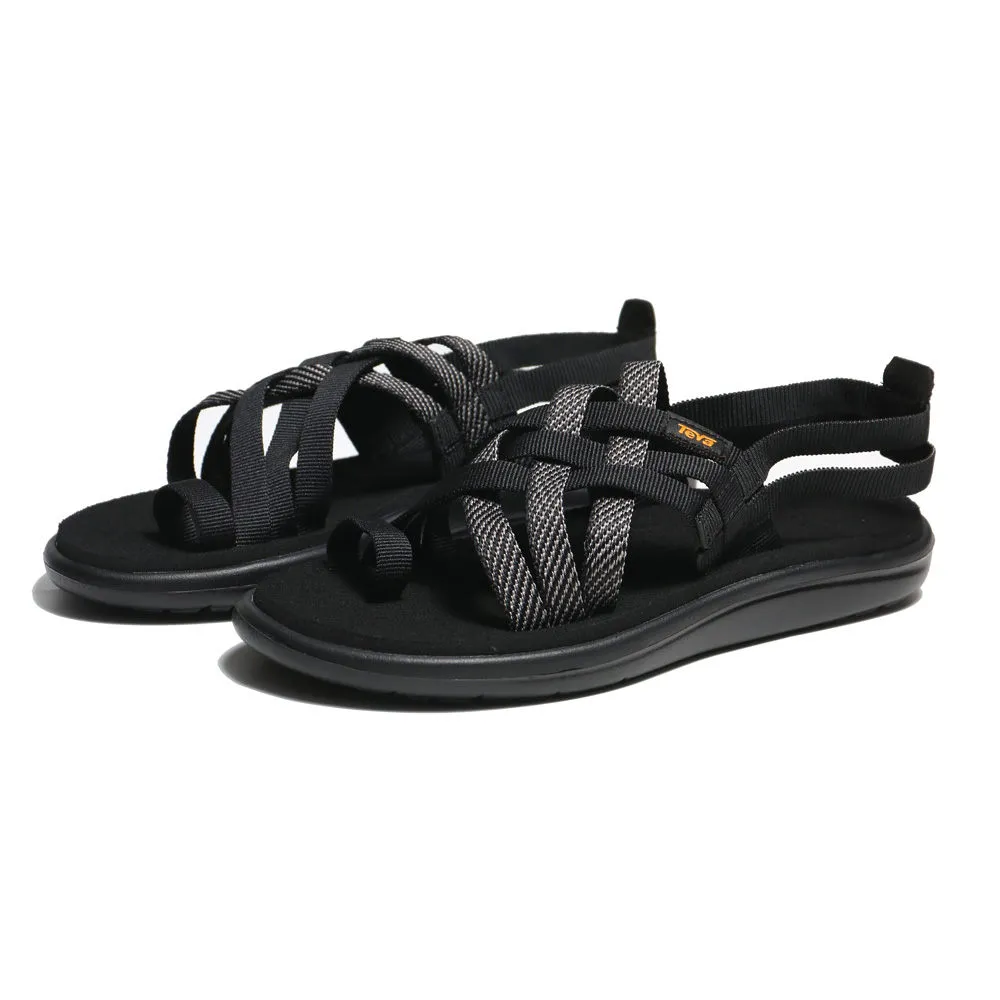 【TEVA】女涼鞋 交叉織帶夾腳涼鞋/雨鞋/水鞋 Voya Strappy 原廠 (白-TV1099271ABRC) 歷史價格詳細信息