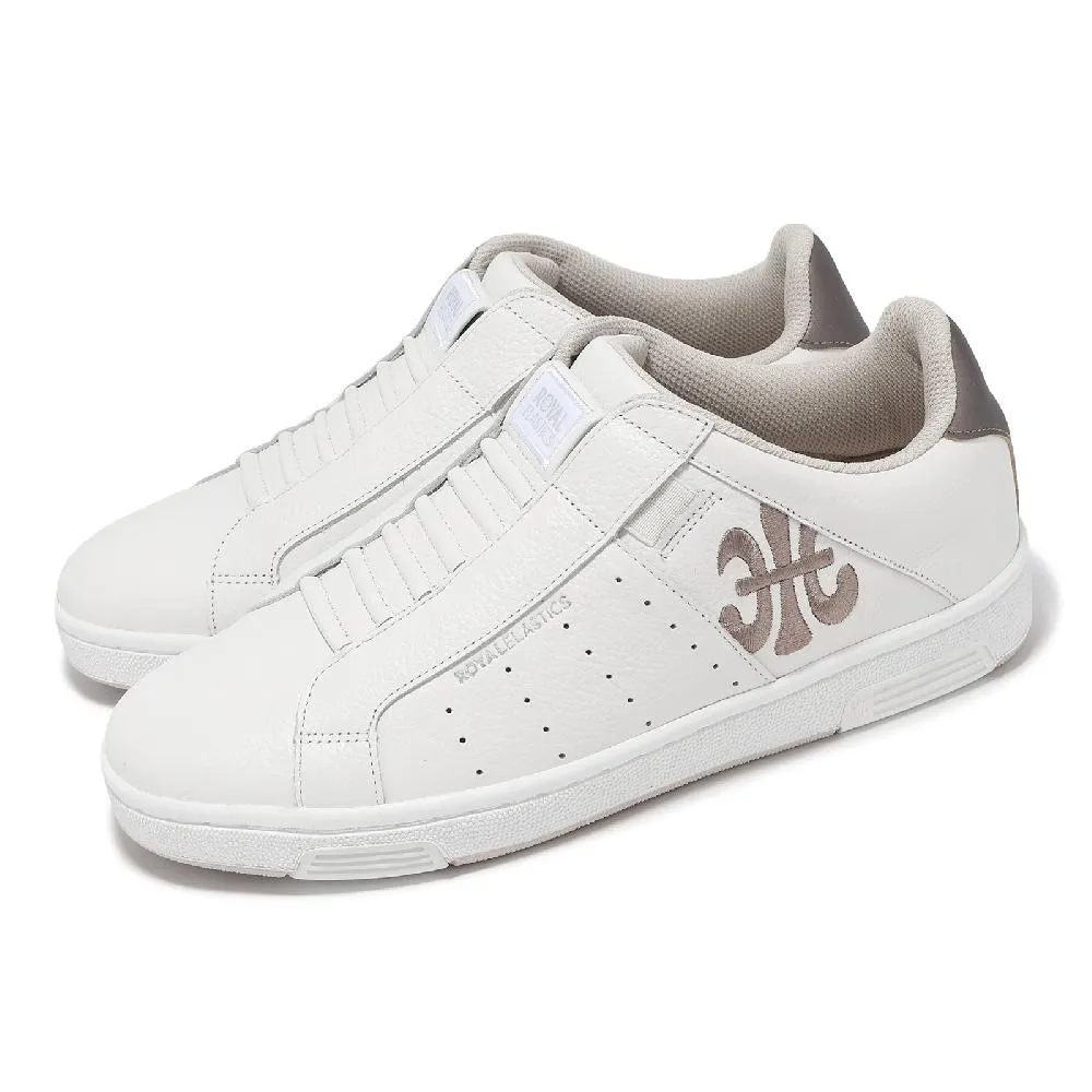 Royal Elastics 洛雅 休閒鞋 Icon Cross 男鞋 白 紅 藍 真皮 彈力帶 無鞋帶 流線設計 回彈 01931051 歷史價格詳細信息