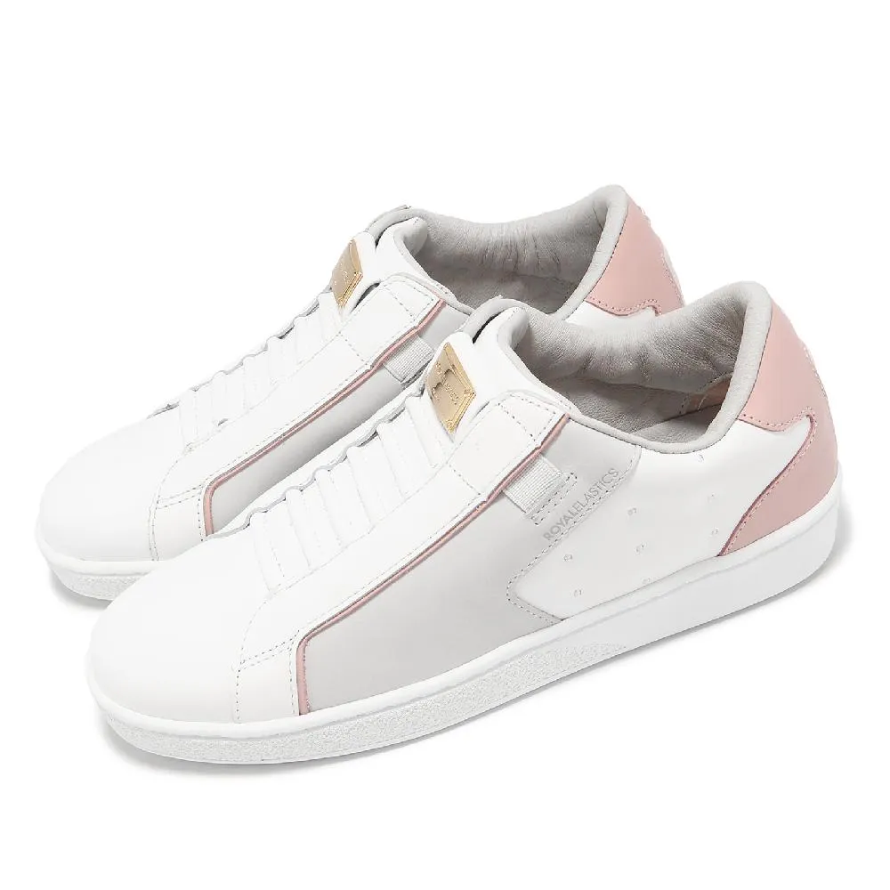 Royal Elastics Adelaide 休閒鞋 白 粉紅 皮革 小白鞋 女鞋 彈力帶【ACS】 92631010 歷史價格詳細信息